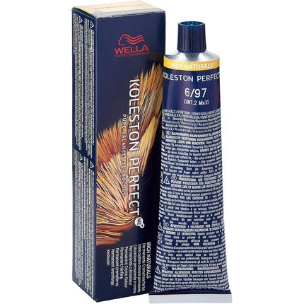 Cremă colorantă permanentă, Wella Koleston Perfect Me+, Blond închis Cendré-Maro