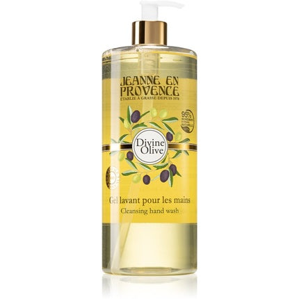 Săpun lichid pentru mâini, Jeanne En Provence, Divine Olive, 1000ml, galben
