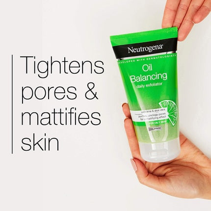 Exfoliant facial, Neutrogena, Oil Balancing 150ml, verde