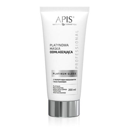 Masca facială Apis Platinum Glanz, cu tripeptid de cupru și niacinamidă, 200ml