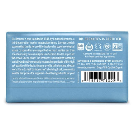 Săpun solid Dr. Bronner's Baby, 140 g