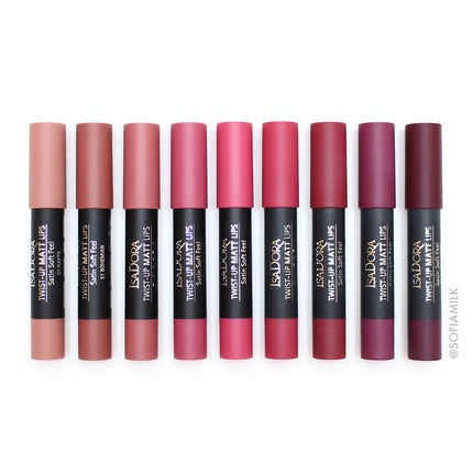 Ruj Isadora Twist Up Matte, finish catifelat