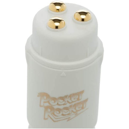 Vibrator Doc Johnson Pocket Rocket alb 8cm