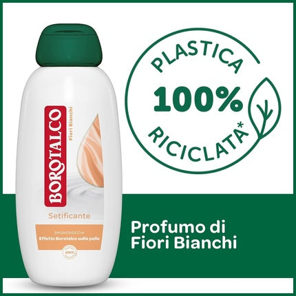 Gel de duș Borotalco, Setificante, flori albe, 450ml
