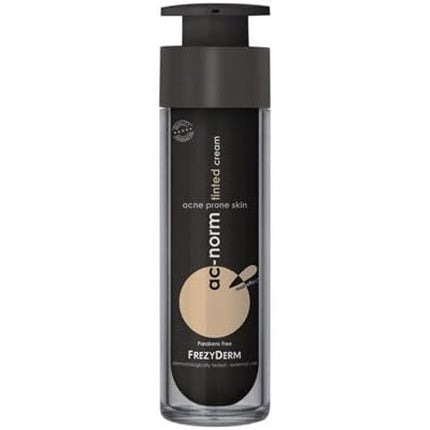 Crema de zi Frezyderm Ac-Norm Tinted Cream, 50ml, culoare naturală