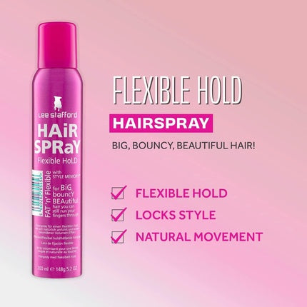 Spray fixativ Lee Stafford Fat 'N' Flexible, 200ml
