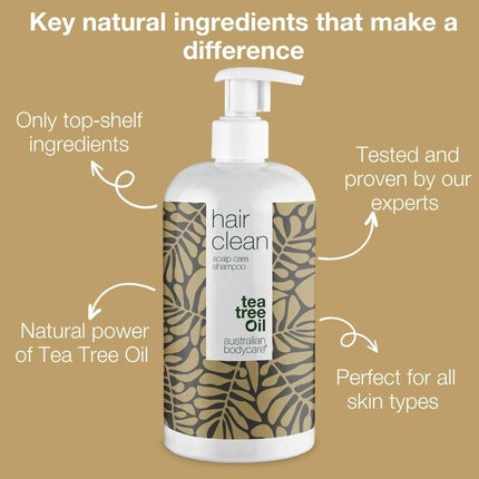 Șampon Hair Clean Australian Bodycare cu ulei de arbore de ceai, 500ml
