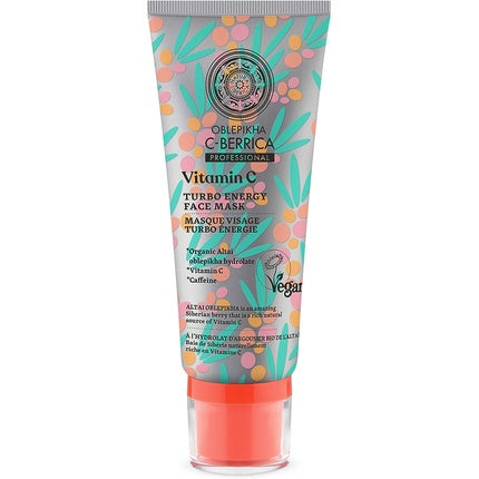 Masca de față, Natura Siberica, C-BERRICA Turbo Energy, 130g