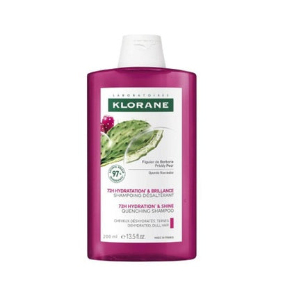 Șampon Klorane cu Extract de Ficus, Hidratare și Strălucire, 200ml