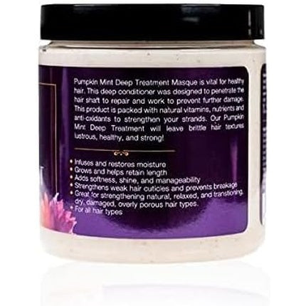 Curls Dynasty Pumpkin Mint Deep Treatment Masque, 8oz 237ml