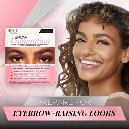 Kit laminare sprâncene Ardell Brow Lamination, rezistent la apă