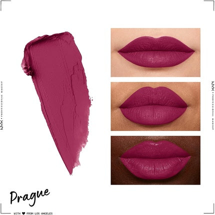 Ruj lichid NYX Soft Matte Lip Cream No.18 Prague 8ml