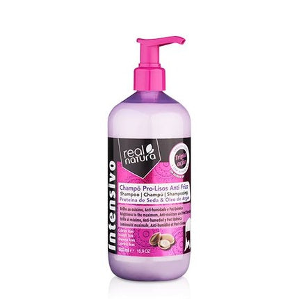 Șampon Real Natura Pro-Straight, fără sare și cu argan, 500ml