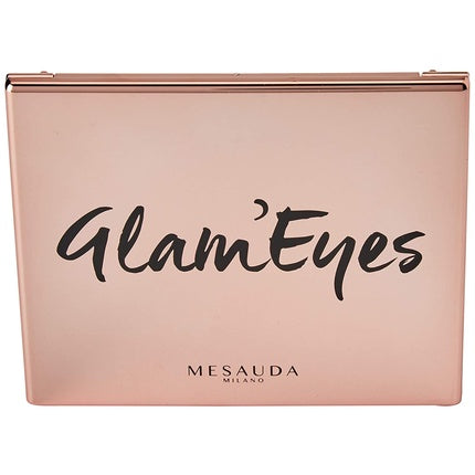 Paletă ochi GLAM'EYES, Mesauda Milano, finisaj multi, culoare roz auriu