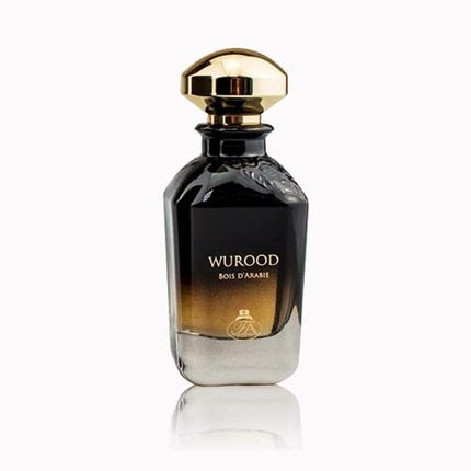 Parfum unisex, Fragrance World, Wurood Bois D'Arabie, negru-auriu