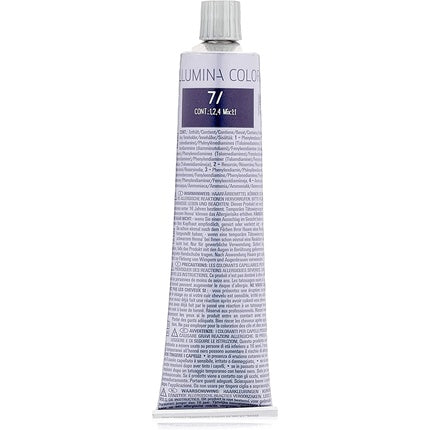 Vopsea de păr permanentă, Wella Illumina Color, No. 7 Blond Mediu, 60ml