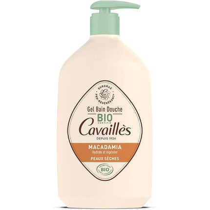 Gel de Duș Rogé Cavaillès cu Macadamie Organic, 1L, Culoare Crem