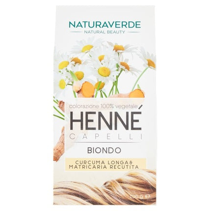 Vopsea păr, Naturaverde, henna blondă