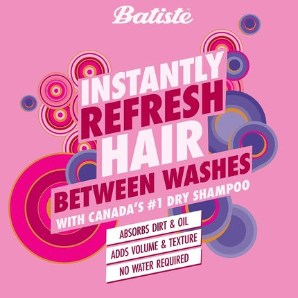 Batiste Dry Shampoo XXL Volume, alb cu roz
