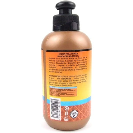 Silicon Mix Argan Oil Leave In, 235g, Ambalaj brun, Pompă neagră