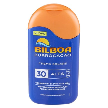 Cremă solară Bilboa Burrocacao SPF30, 200ml, portocalie