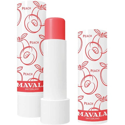Balsam buze cu tentă de culoare Mavala Tinted Lip Balm Peach, 22g