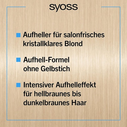 Vopsea păr, Syoss, 13.5, platină, 157 ml