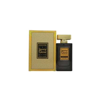 Eau de Parfum, Jenny Glow, Convicted, 30 ml, sticlă neagră, capac auriu