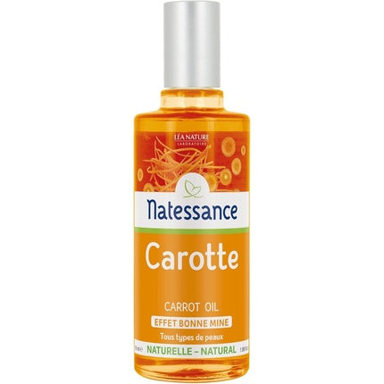 Ulei de autobronzant Natessance Carrot Oil 50ml