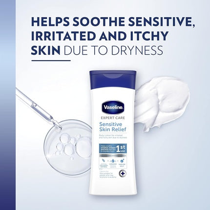 Lotiune corp, Vaseline, Expert Care, piele sensibilă 400ml