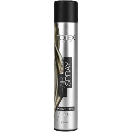Spray de păr Totex Extra Strong Silver Shine & Long Extra Hold, 400ml, argintiu