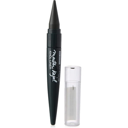 Maybelline Master Kajal Kohl Liner Dark Jade, eyeliner cu vârf ascuțit pentru conturul ochilor
