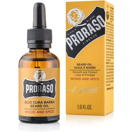 Ulei de Barbă, Proraso, Wood & Spice, 30ml