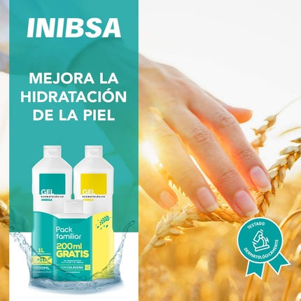 Gel Dermatologic Geles Inibsa 1000ml Alb + Multicereal 200ml