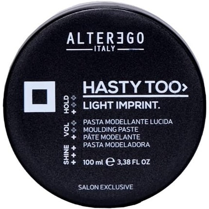 Pasta de coafat Alter Ego Italy Hasty Too Light Imprint, mătase, 100 ml