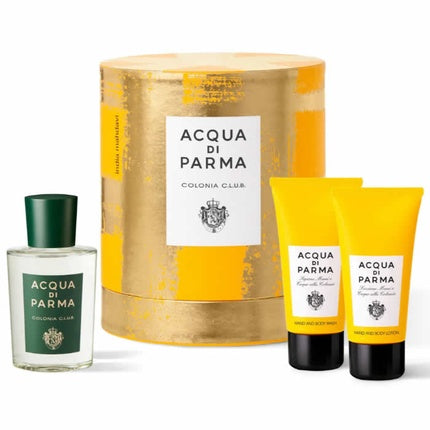 Set Parfum Acqua di Parma Colonia Club, Gift Set Holiday 2024, 3 piese (Parfum, Gel de duș, Cremă)