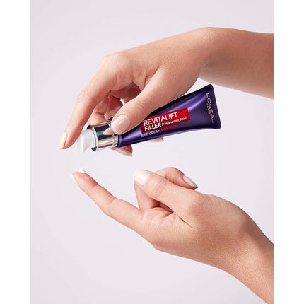 Cremă de ochi L'Oréal Paris Revitalift Filler cu Acid Hialuronic, Vitamina C & E, 30 ml