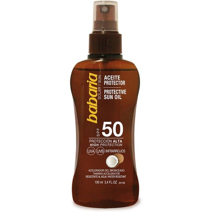 Ulei bronzare Babaria SPF 50, 100g