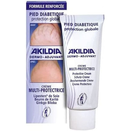 Cremă de protecție pentru picioare diabetice Akildia, 75ml