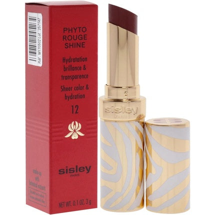 Fard de pleoape Sisley Phyto Rouge Shine Hydrating Glossy No. 12 Sheer Cocoa 3g