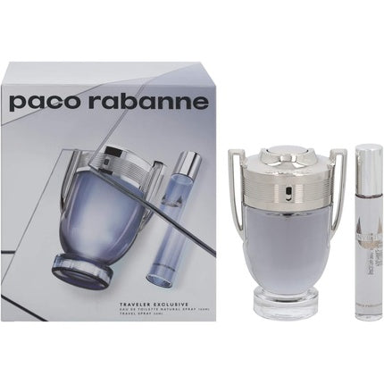 Set Parfum Paco Rabanne Invictus, 100ml + 20ml, Gri