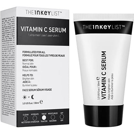 Serum față, The Inkey List, 30% Vitamina C, alb, 30ml