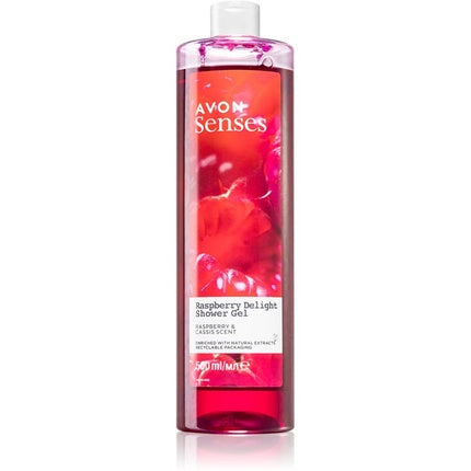Gel de duș Avon Senses Raspberry Delight, 500 ml