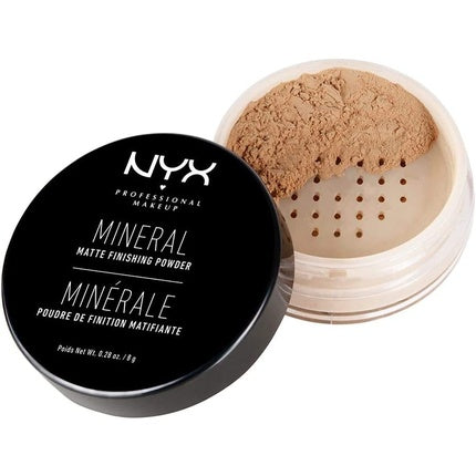 Pudră finisaj minerală NYX Professional Makeup 02 Medium/Dark, 8g