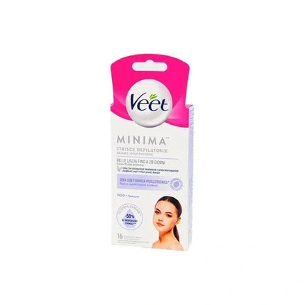 Benzi depilatoare faciale Veet Minima, 16 bucăți