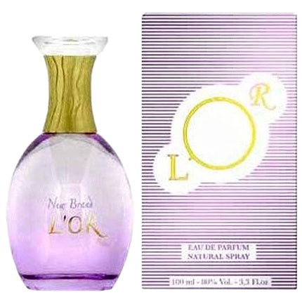 Parfum L'Or New Breed EDP Spray pentru femei, 100 ml, sticlă violet cu gât auriu