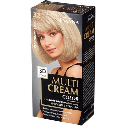 Vopsea păr, Joanna, Multi Cream, blond platinat