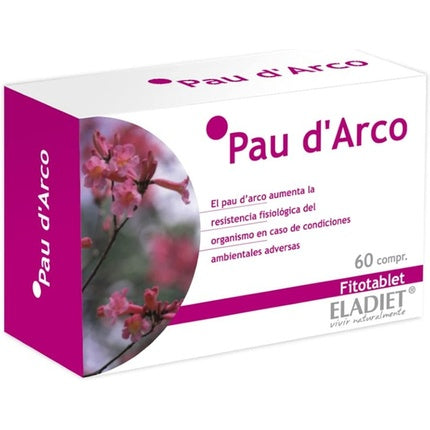 Supliment alimentar, Eladiet, Pau D'Arco, 60 comprimate