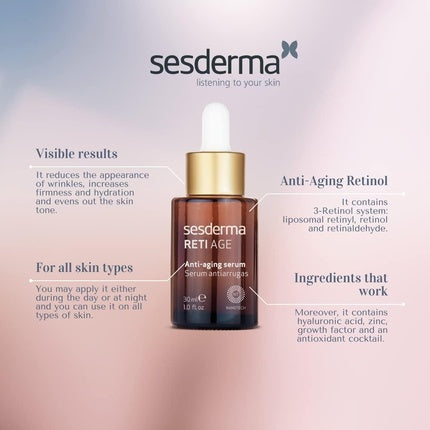 Ser anti-imbatranire, Sesderma, Reti Age Liposomal, 30ml