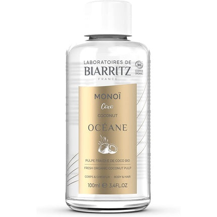 Ulei de corp, Laboratoires de Biarritz, Océane Monoi Coconut Bio, 100ml